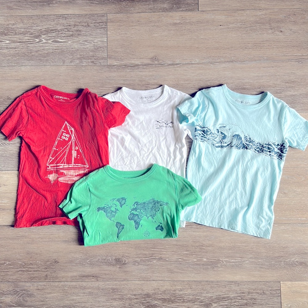 J crew crewcuts tees